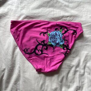 Y2K Pink Mcbling Bikini Bottom